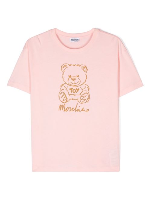 T-shirt bambina maniche corte MOSCHINO KID-TEEN | HUM051LAA0150209